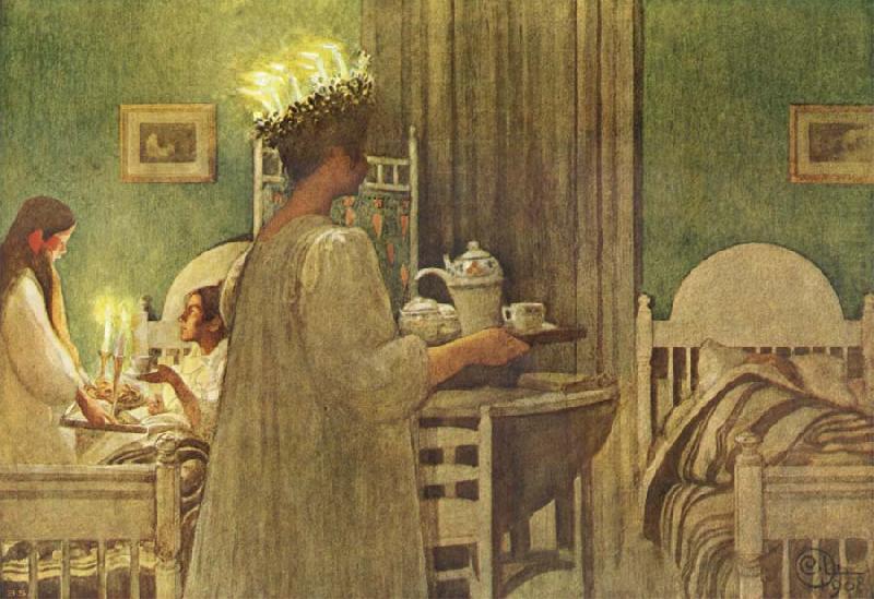 Lucia Morning, Carl Larsson